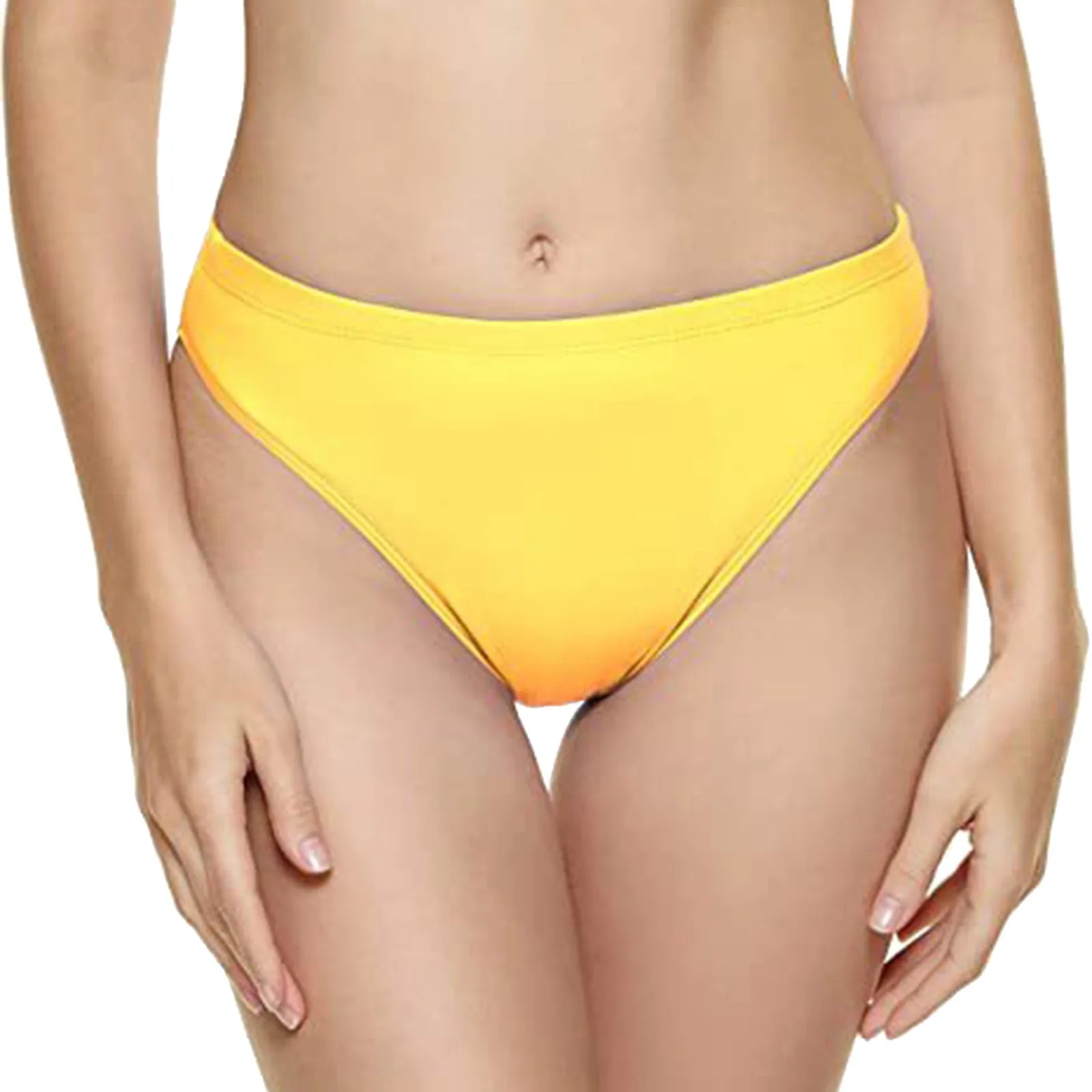 Side Drawstrings Swimming Bottom Women Low Waist Brazilian Bikini Bottom Swimwear Briefs Beachwear Swimming Shorts Split Trunks